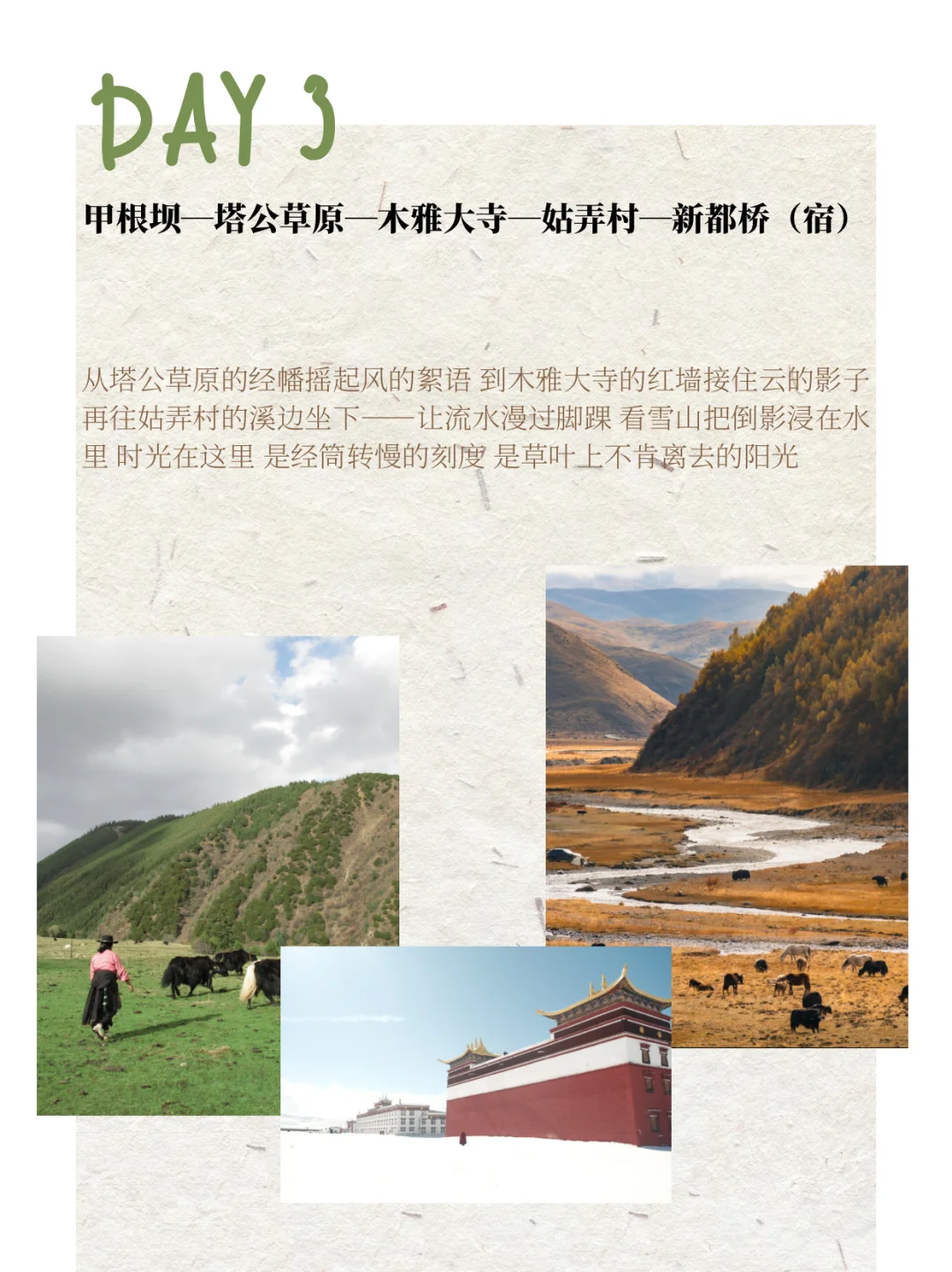 川西纯女招募🗻｜五天四晚