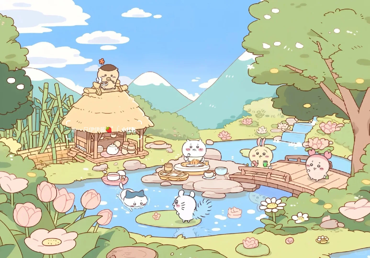 iPad平板壁纸｜超级可爱的chiikawa宝宝❤️