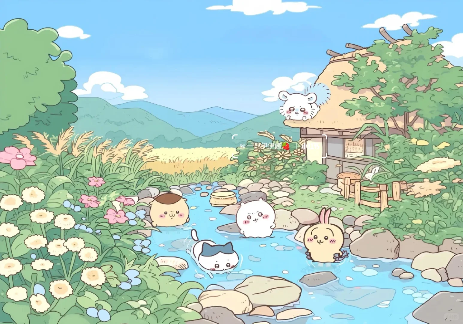 iPad平板壁纸｜超级可爱的chiikawa宝宝❤️