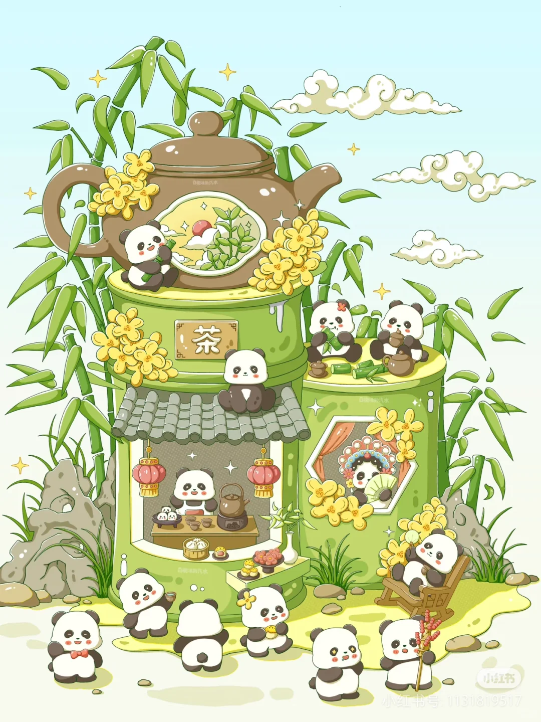 可爱插画壁纸～