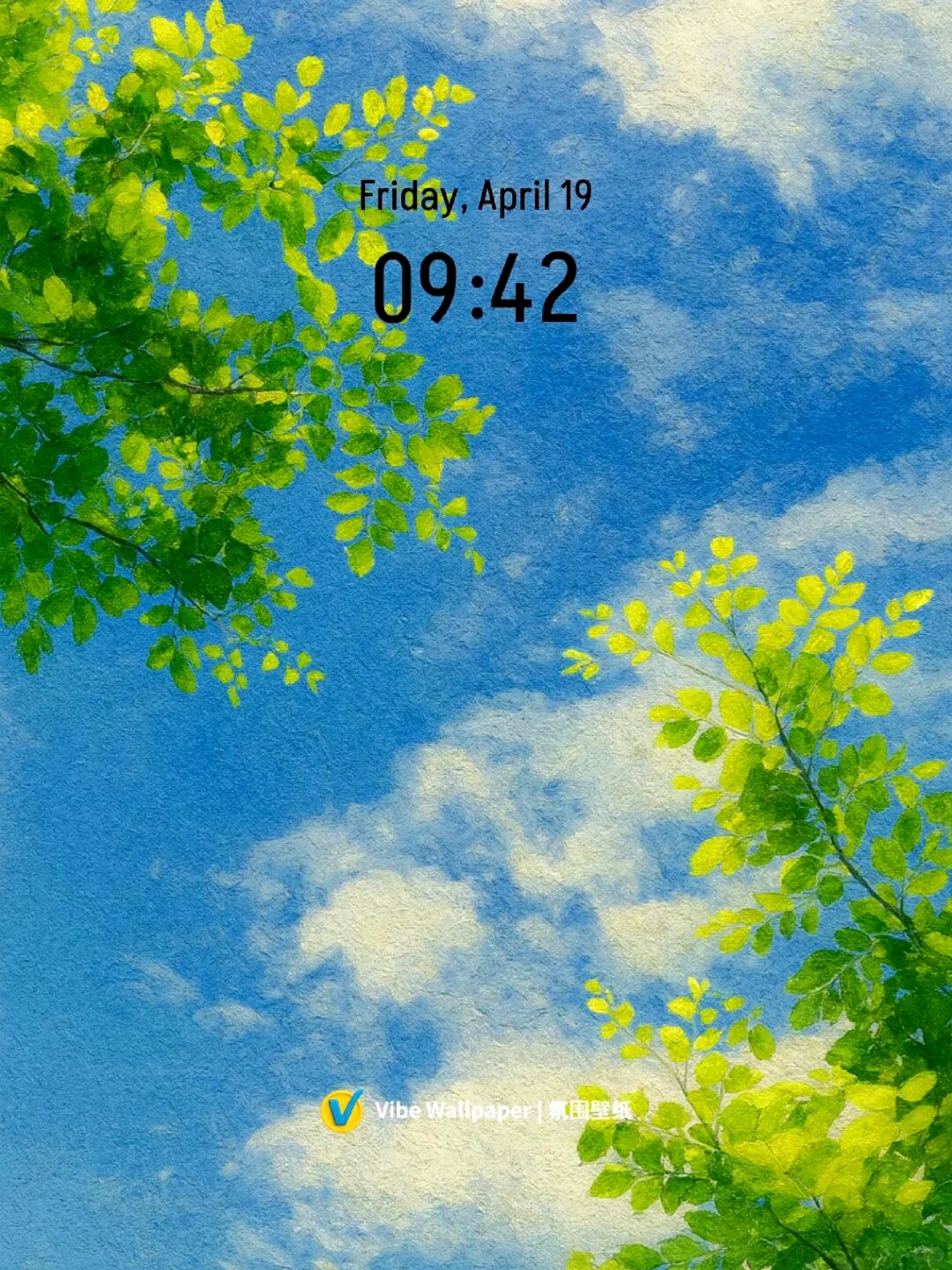 晴天 复古 童年 油画 氛围感 干净壁纸｜