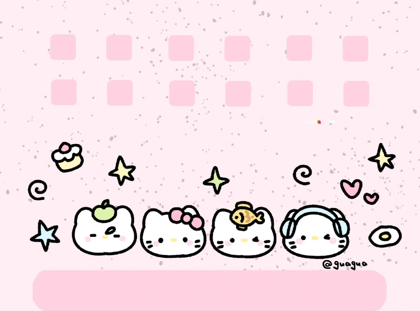 平板/电脑壁纸｜可爱嘟HelloKitty&轻松熊