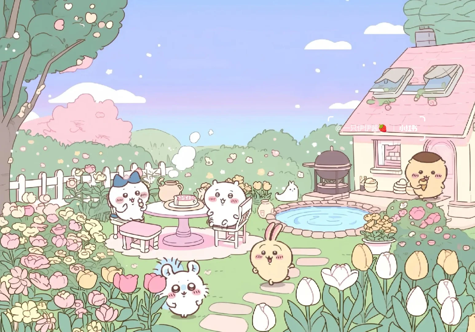 iPad平板壁纸｜超级可爱的chiikawa宝宝❤️