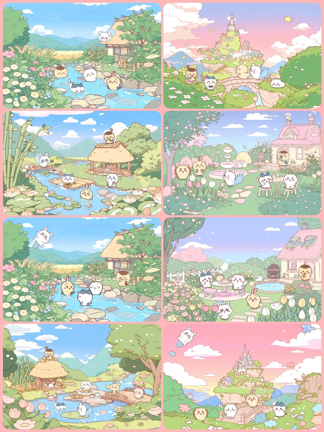 iPad平板壁纸｜超级可爱的chiikawa宝宝❤️