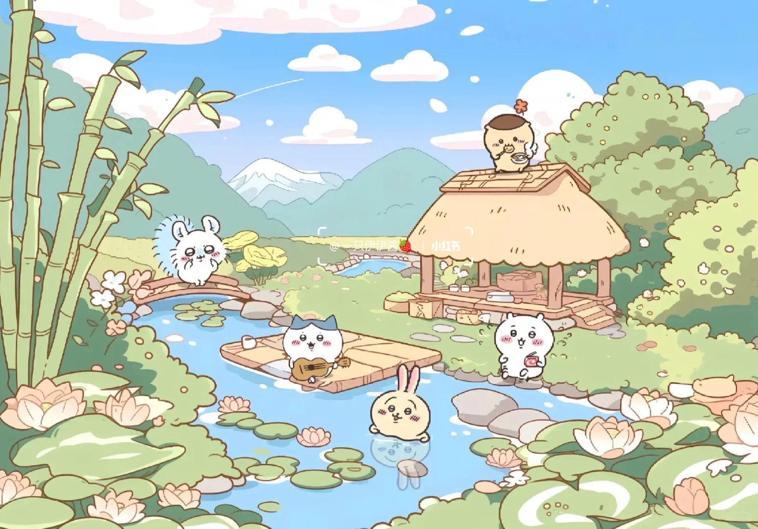 iPad平板壁纸｜超级可爱的chiikawa宝宝❤️