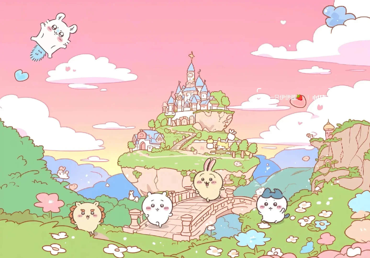 iPad平板壁纸｜超级可爱的chiikawa宝宝❤️