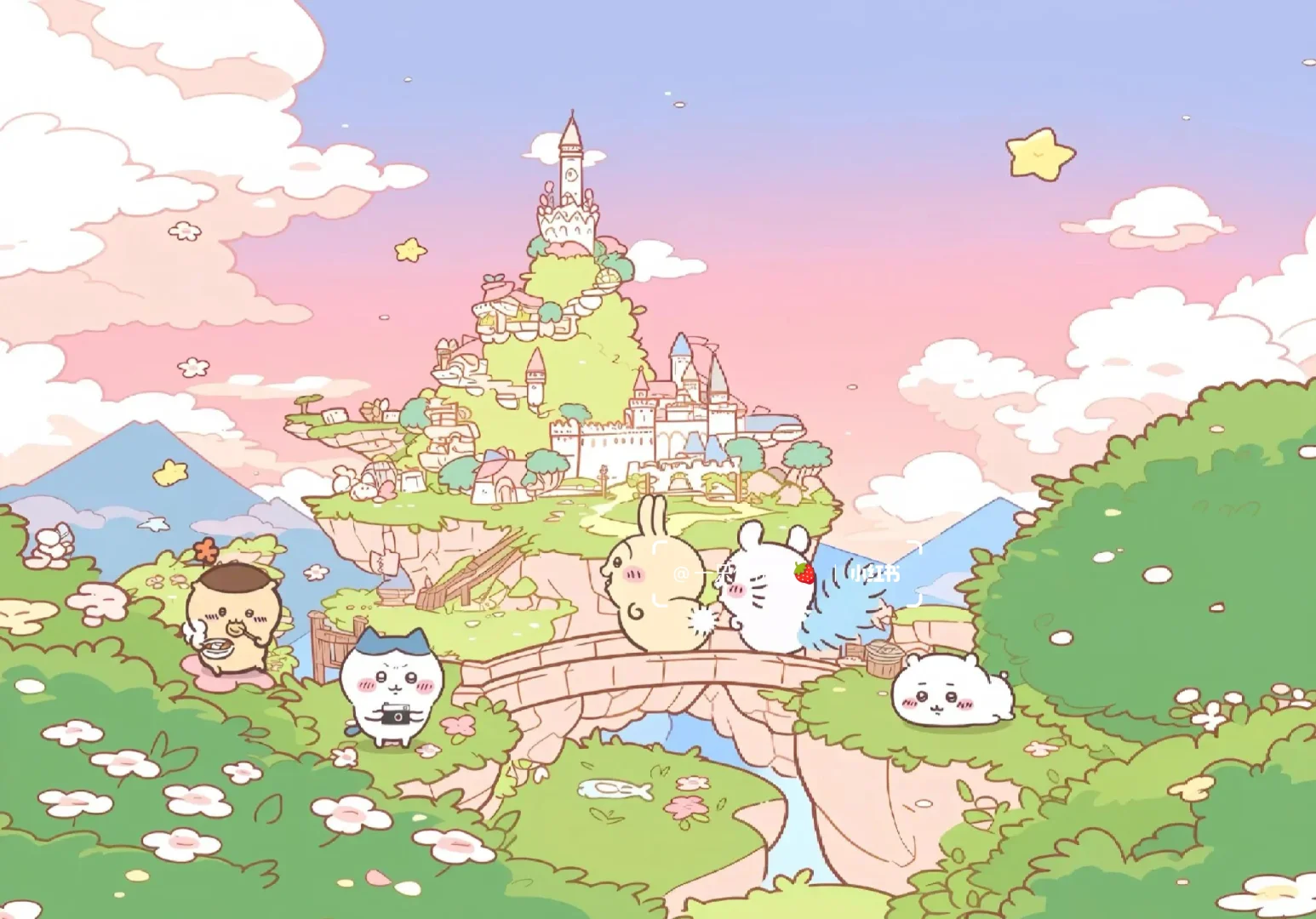 iPad平板壁纸｜超级可爱的chiikawa宝宝❤️