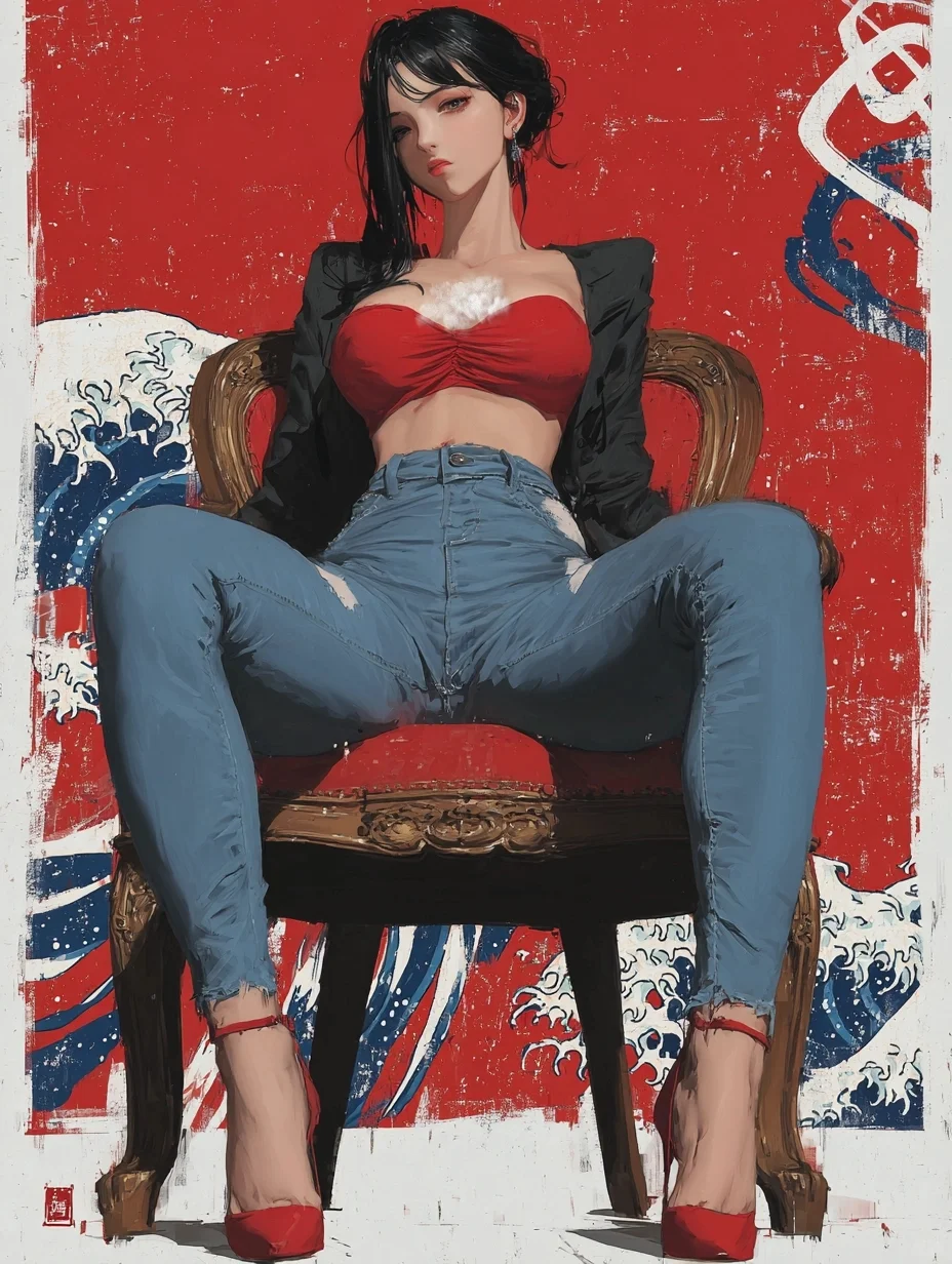 御姐的椅子下面有东西吗？感觉坐得不舒服！