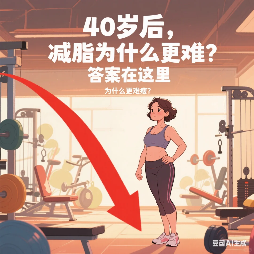 40岁后，减脂为什么更难？答案在这里