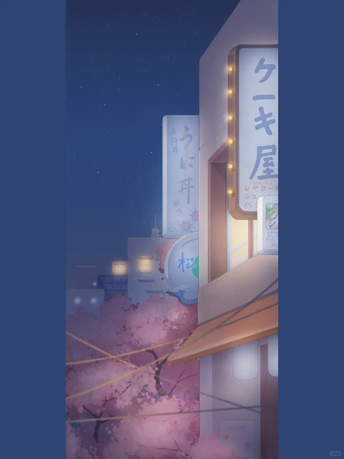 壁纸｜日系天色渐晚组图