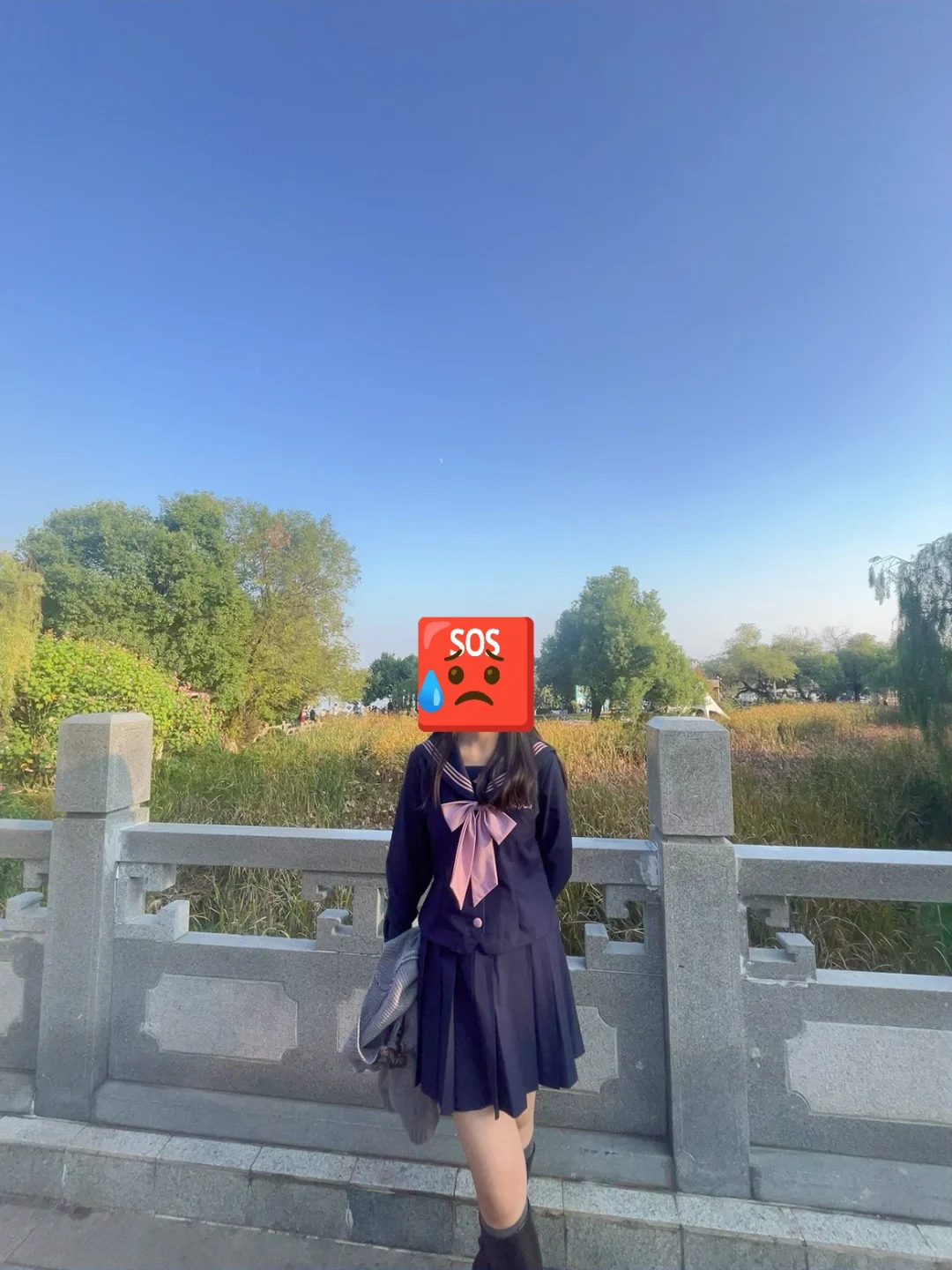 live直出～jk配长靴超有范！