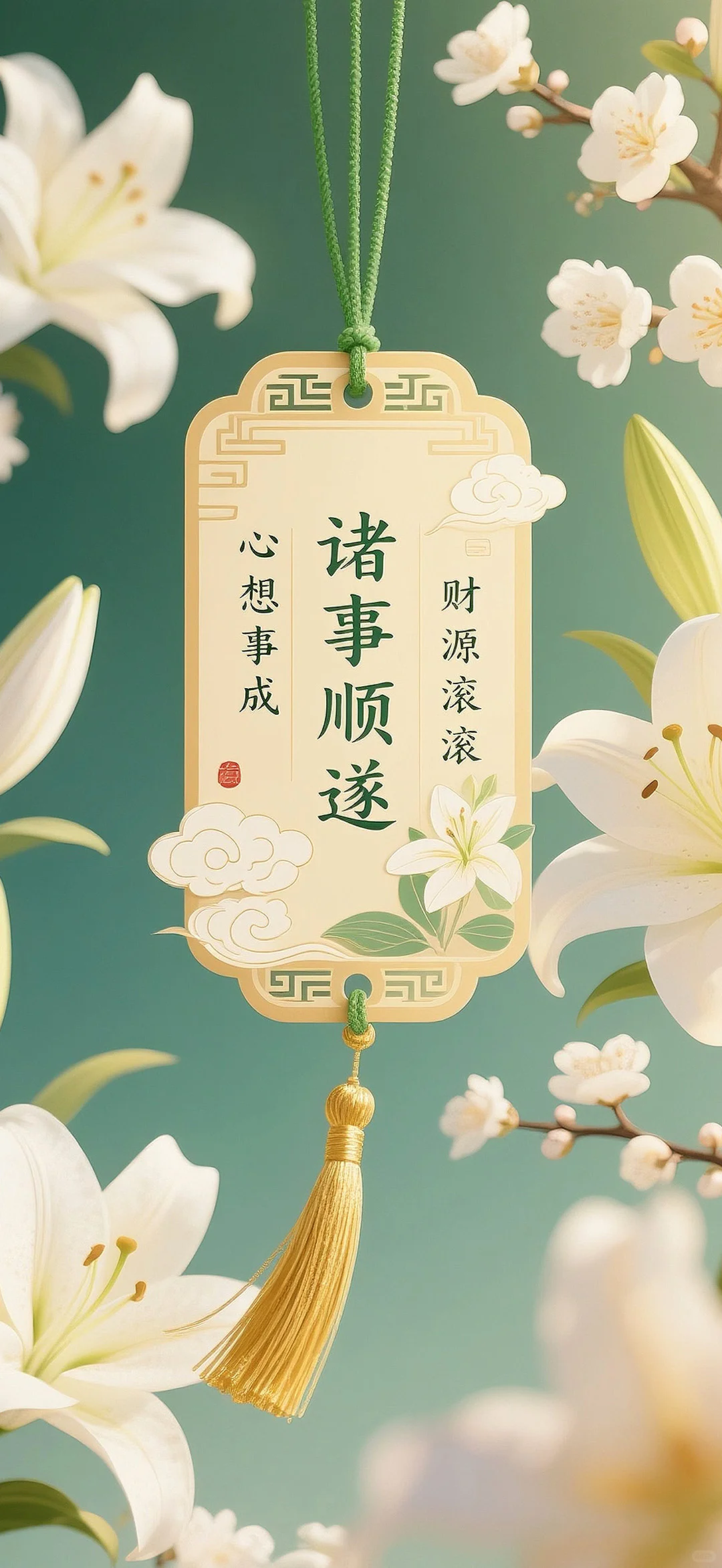 祝看到的各位：诸事顺遂 万事胜意 心想事成