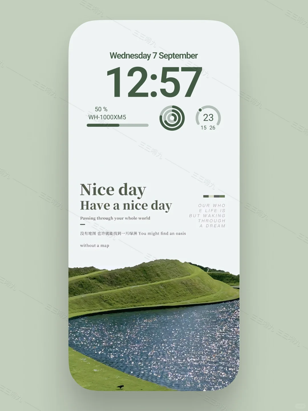 Have a nice day|治愈系手机壁纸|704
