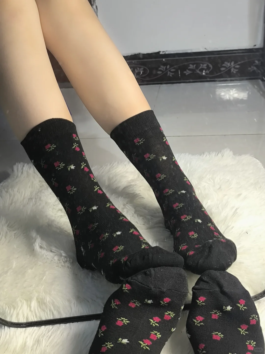 黑色系袜子🧦、这双袜子好有氛围感！