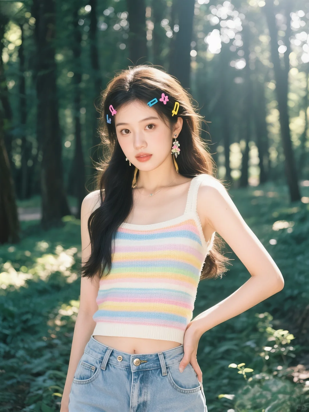 🌿【夏日森林多巴胺少女|元气出游照】✨