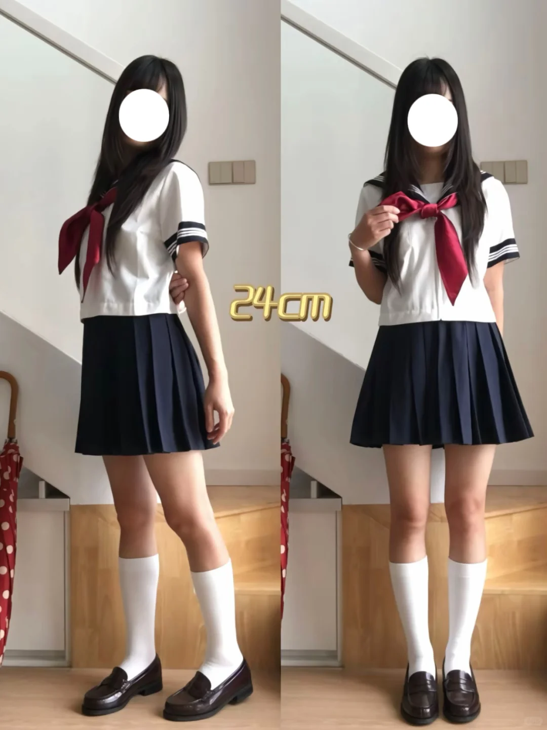 小个子女生袜子长度选不对真的显腿短！😭