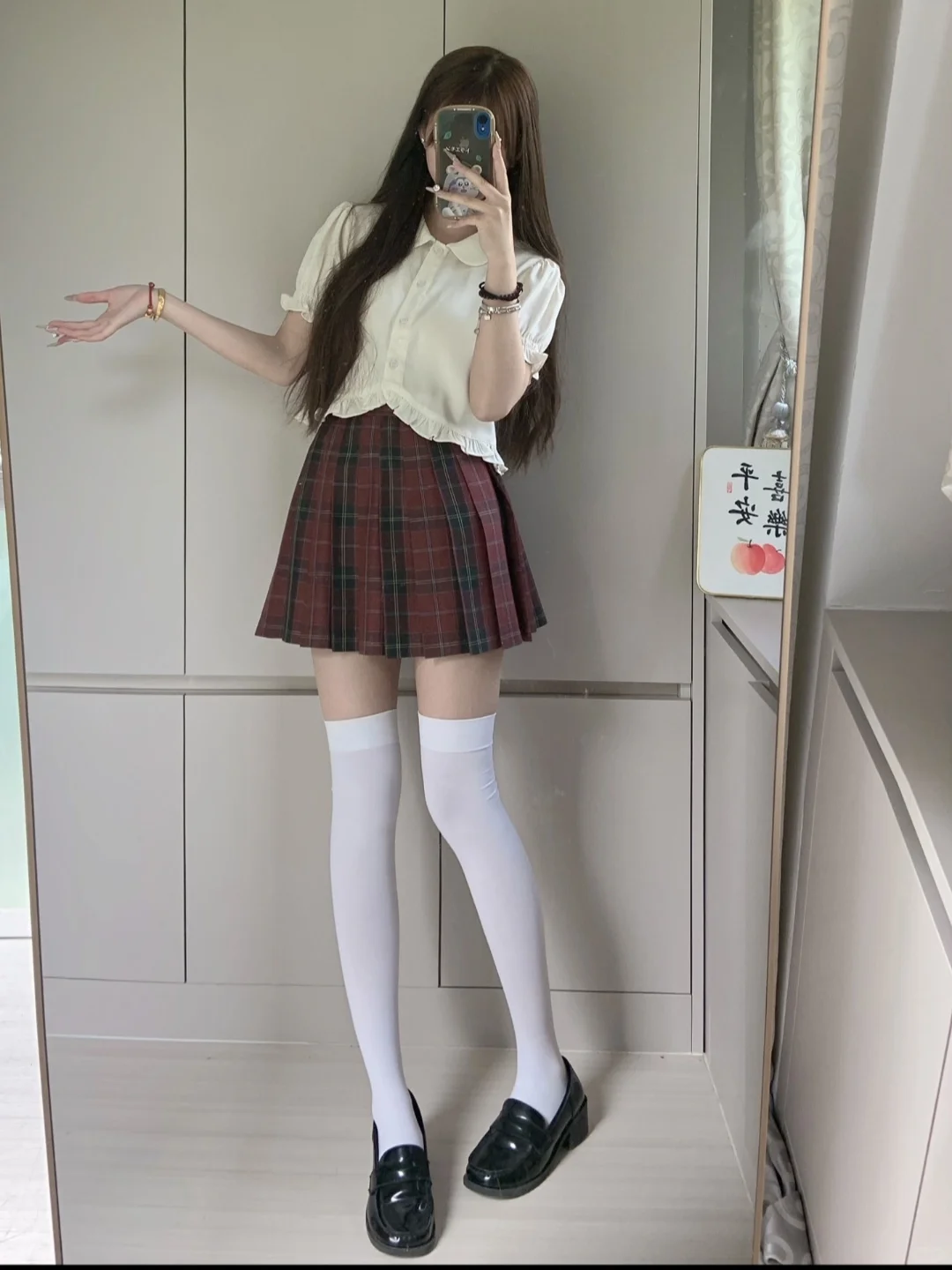 长筒袜好好看！