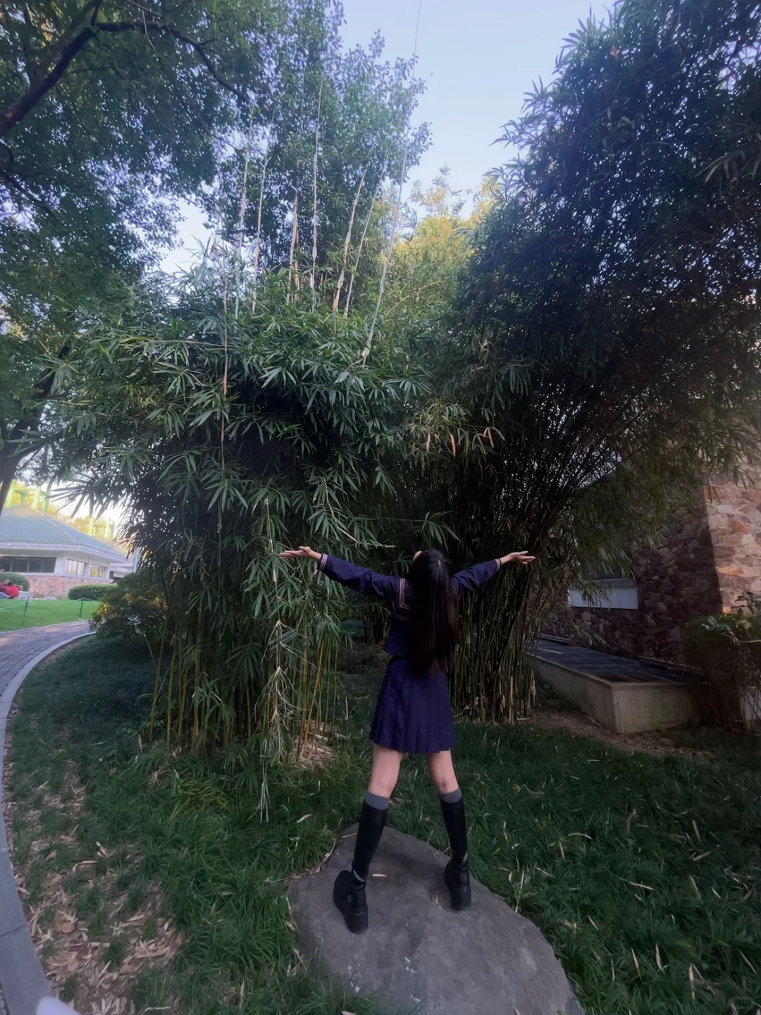 live直出～jk配长靴超有范！