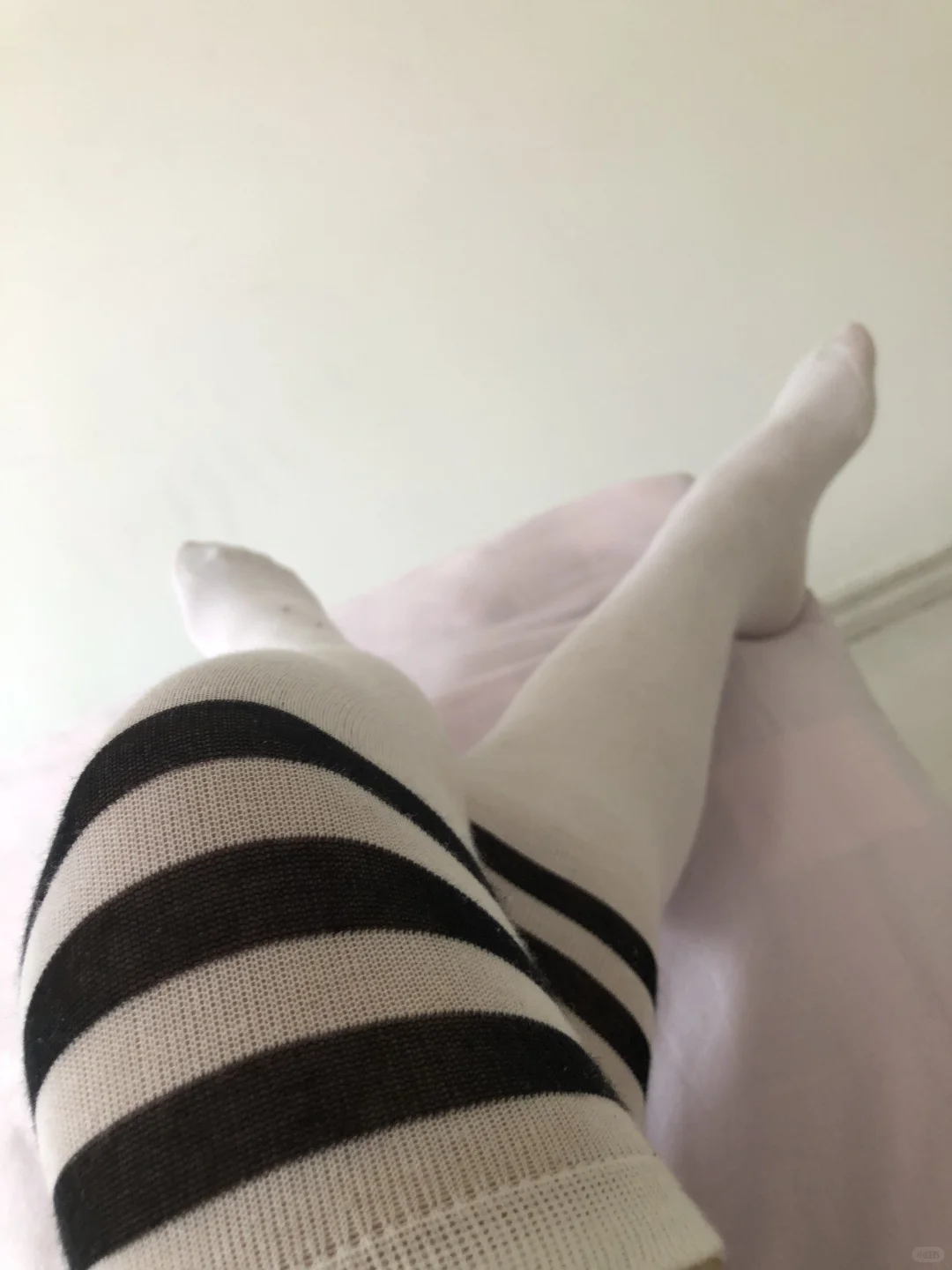 长袜真的好舒服！