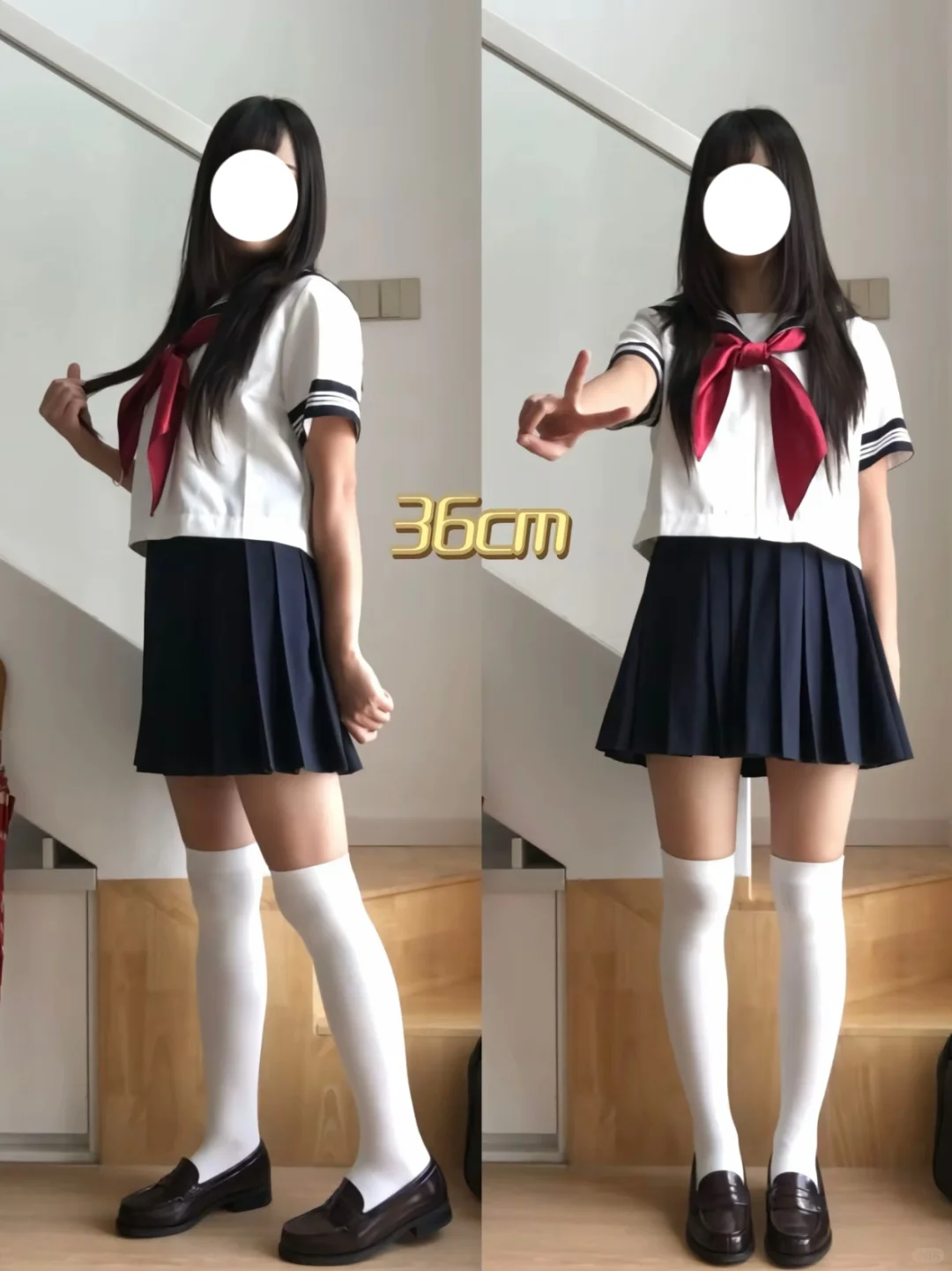 小个子女生袜子长度选不对真的显腿短！😭