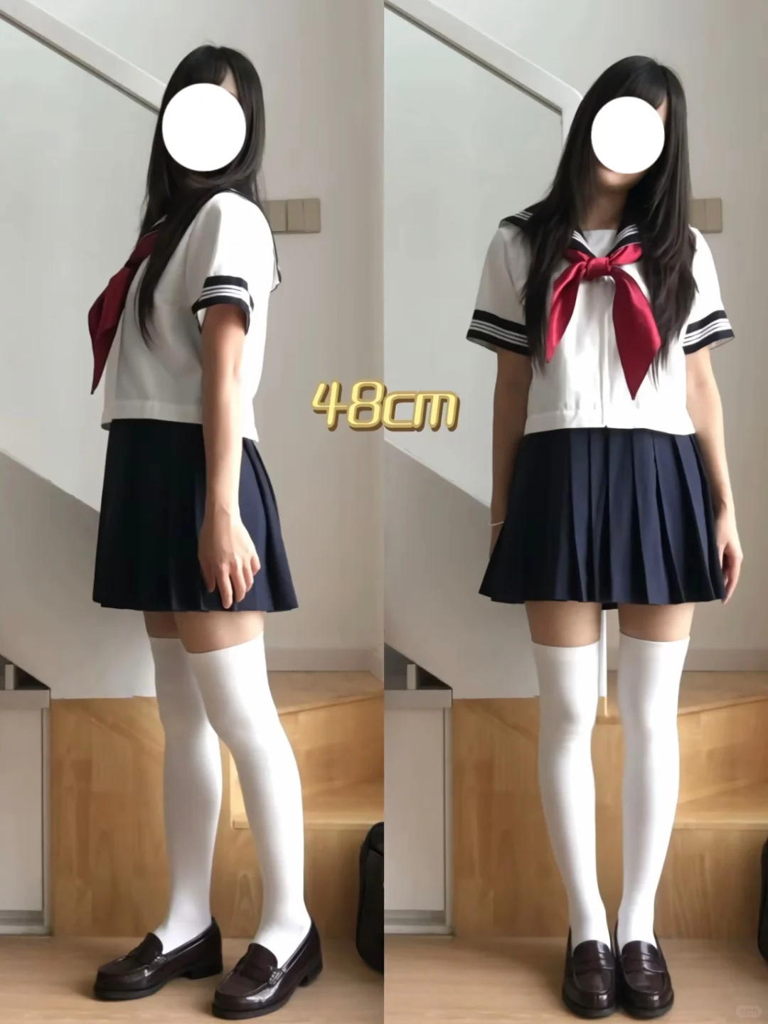 小个子女生袜子长度选不对真的显腿短！😭
