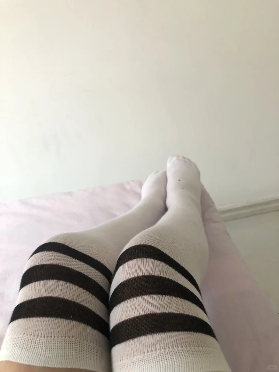 长袜真的好舒服！