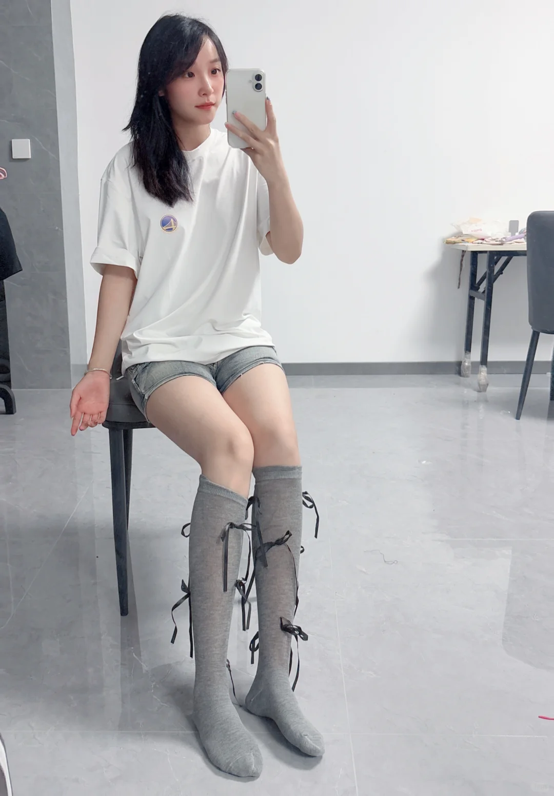 好喜欢我的长筒袜～