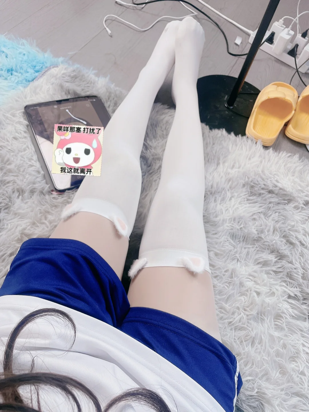 带猫耳朵大腿袜qwq
