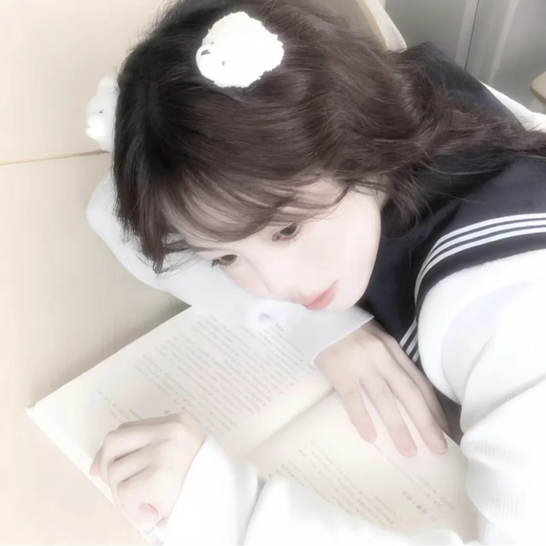 白色调真人女头（杂）