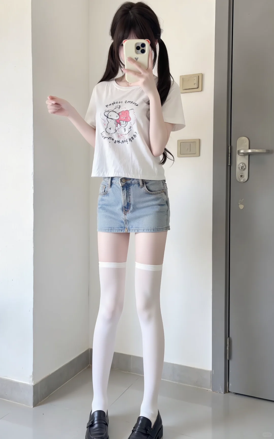 白色jk少女穿搭！太好看了叭