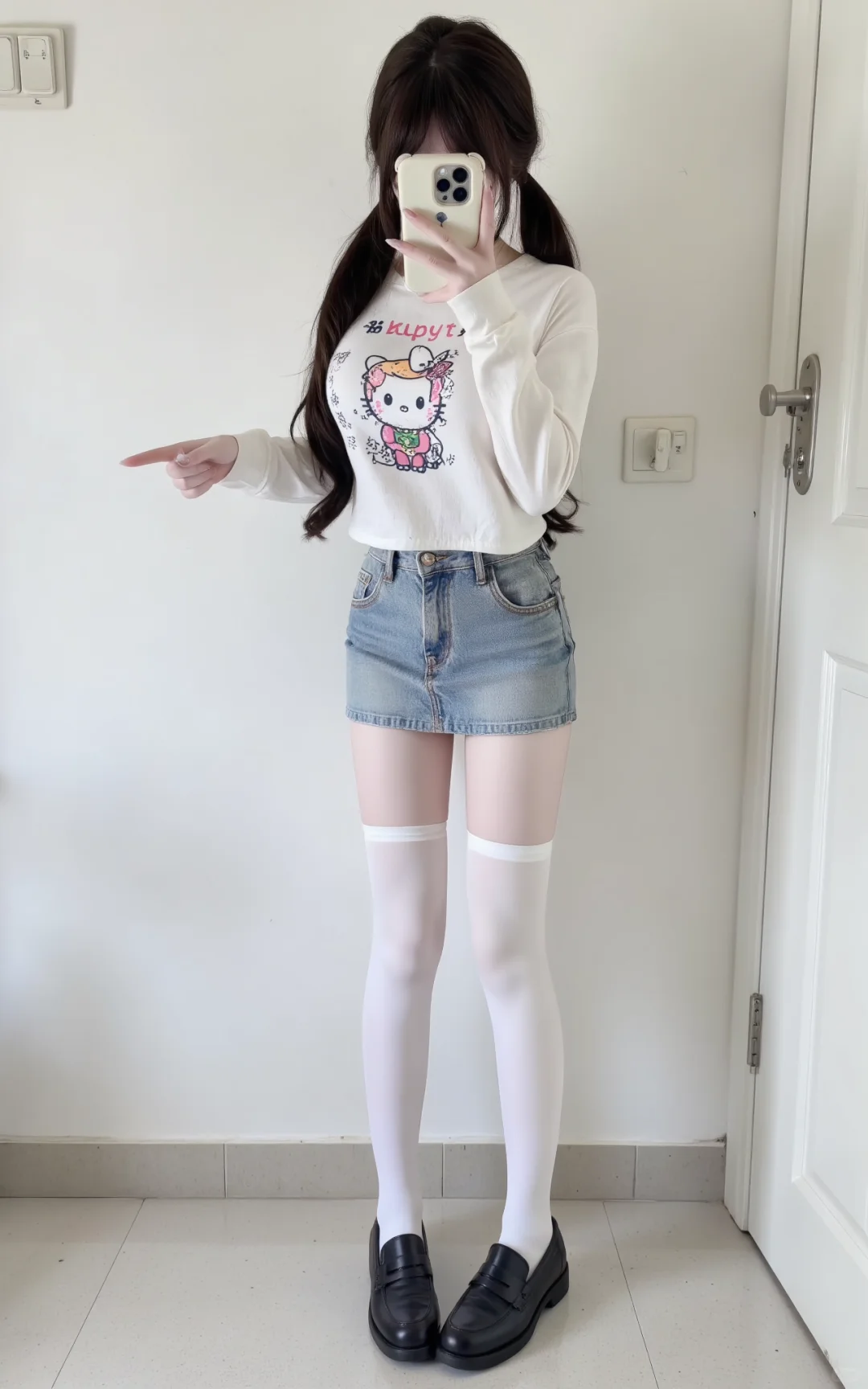 白色jk少女穿搭！太好看了叭
