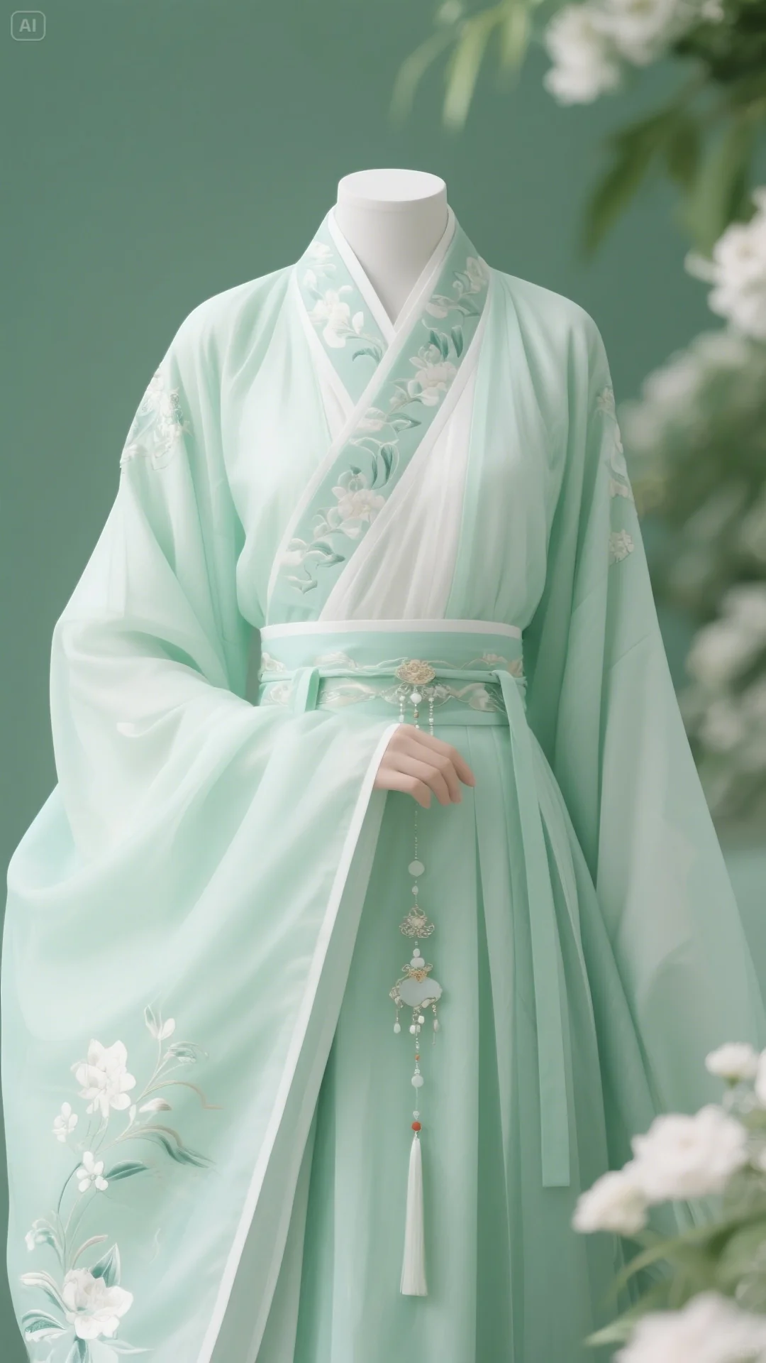 标题：浅绿控必看！超美的汉服素材来啦
