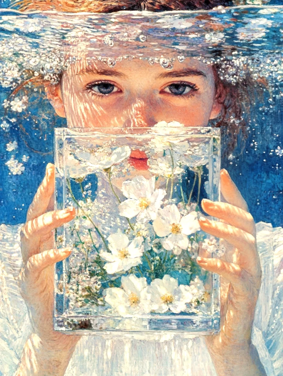 油画｜水中有诗