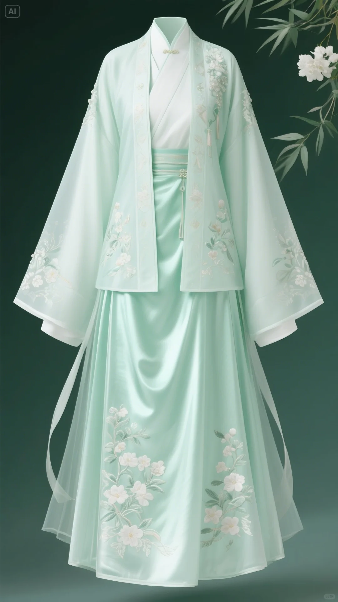 标题：浅绿控必看！超美的汉服素材来啦