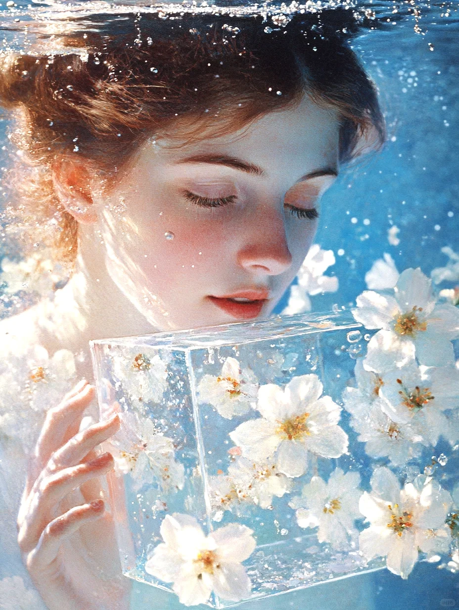 油画｜水中有诗