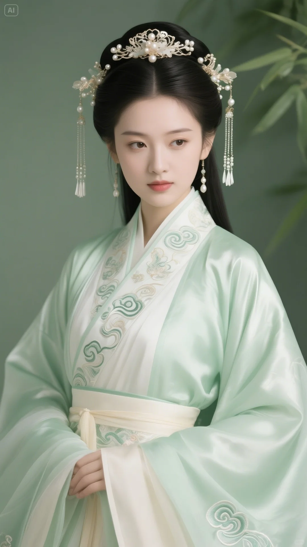标题：浅绿控必看！超美的汉服素材来啦