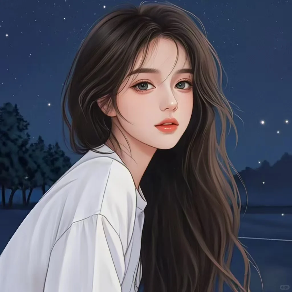 女生头像:与夜色互道晚安，独居女生的浪漫