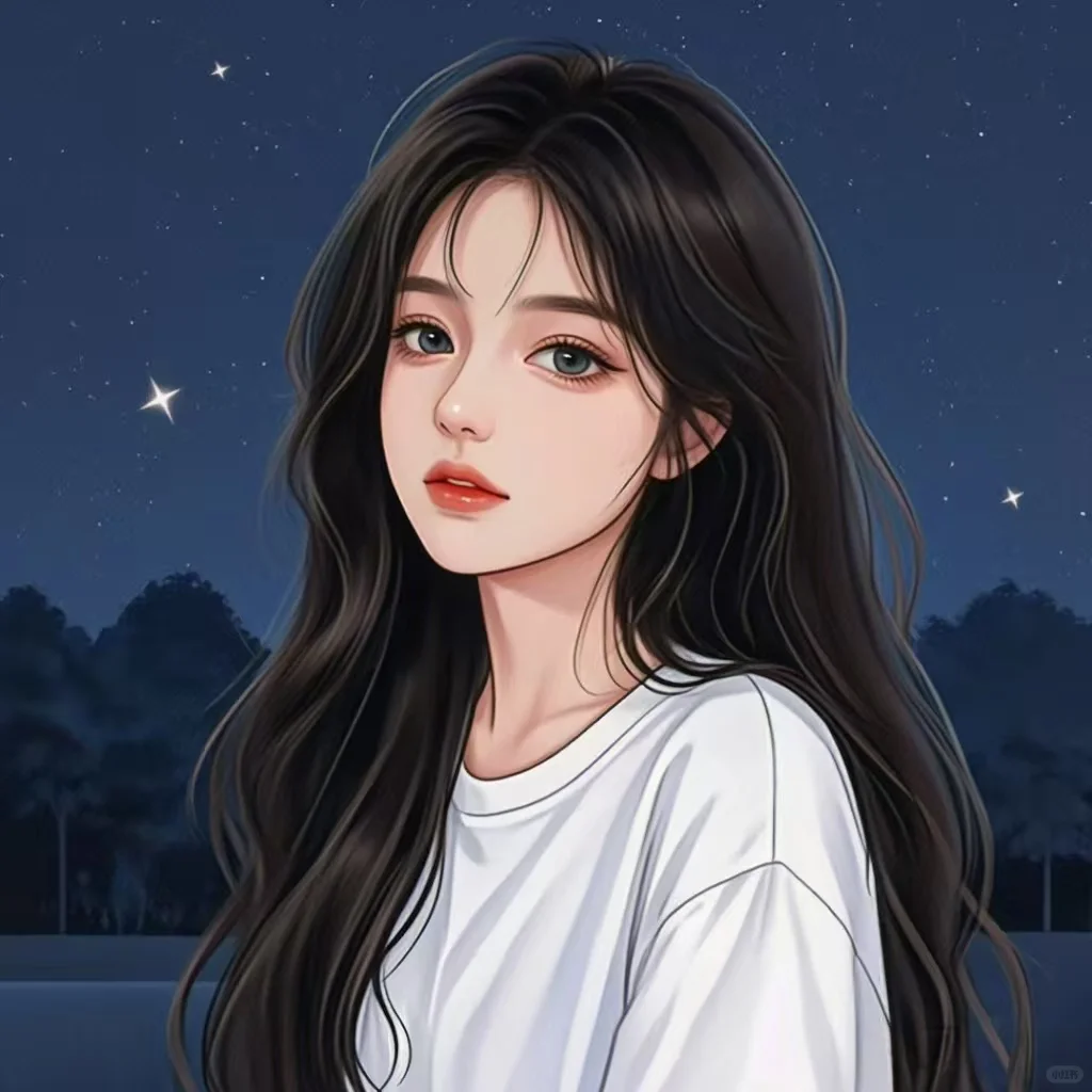 女生头像:与夜色互道晚安，独居女生的浪漫