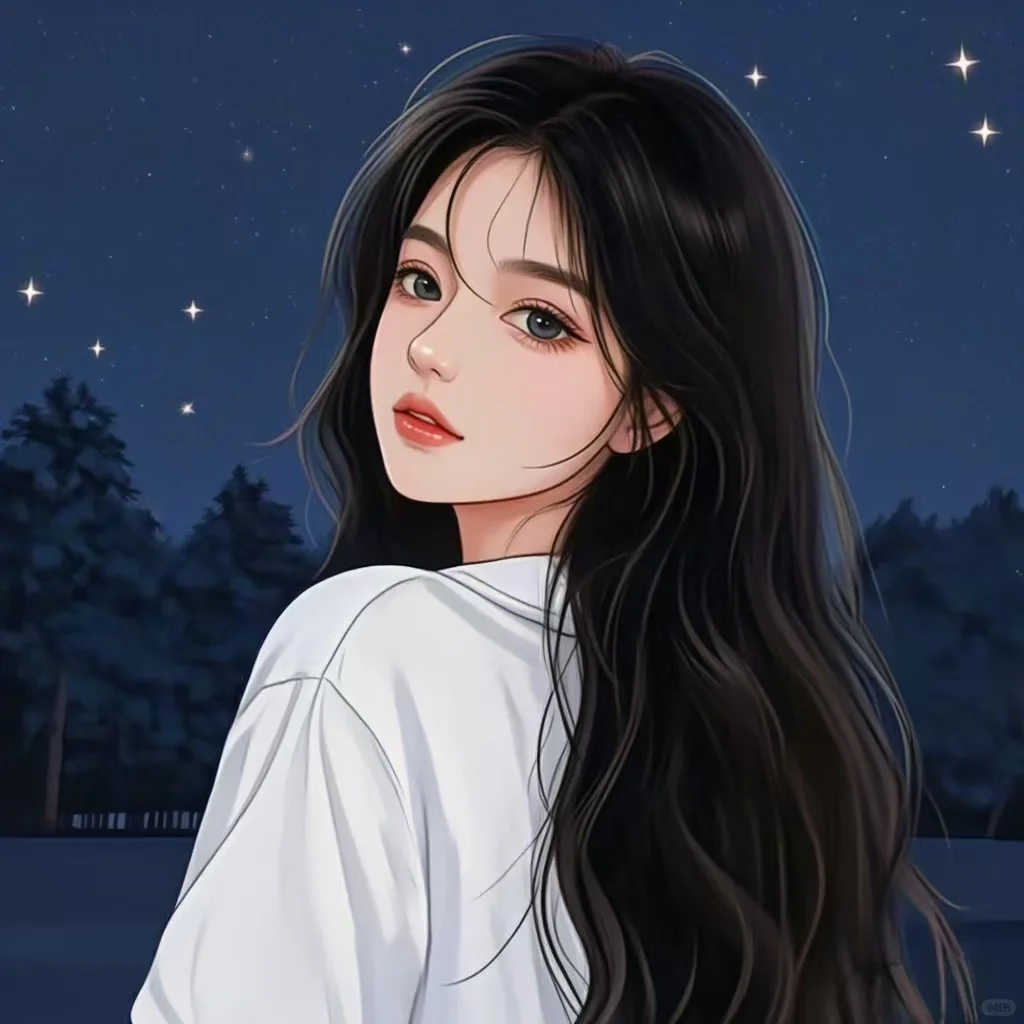 女生头像:与夜色互道晚安，独居女生的浪漫
