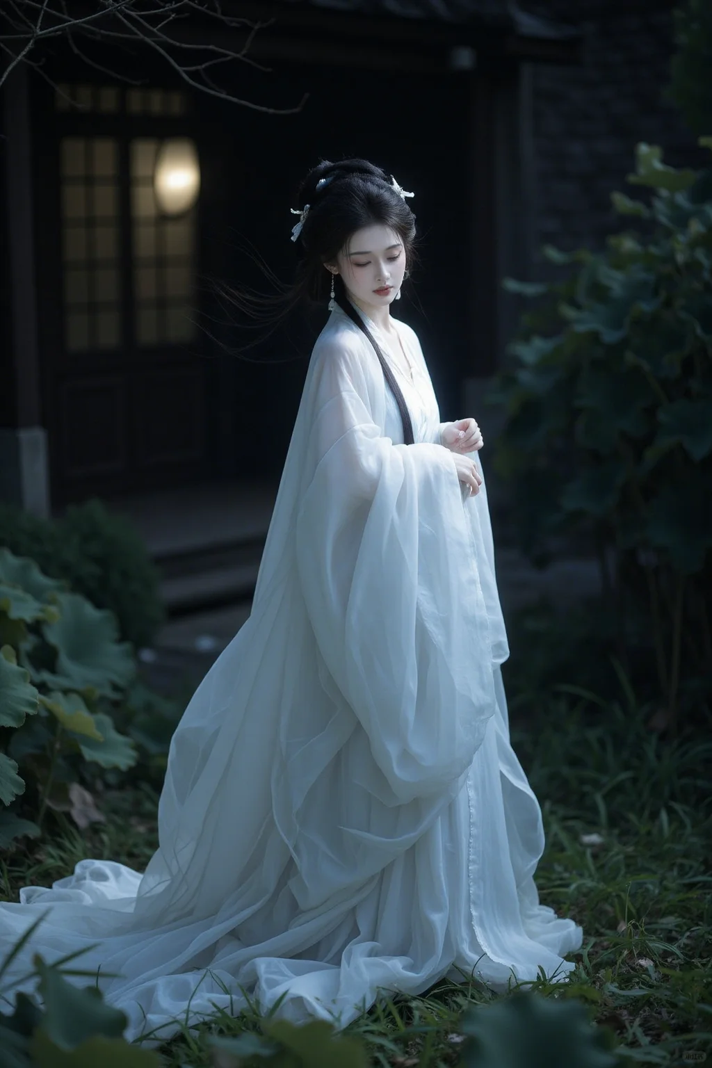 🌸白衣素影，古韵逸风入画来🌸