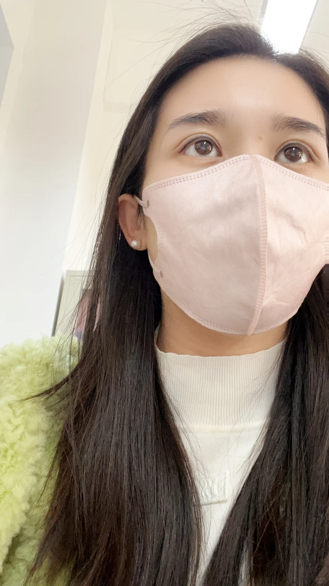 今天做素颜美女