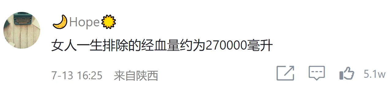 令人震惊的一些女性冷知识