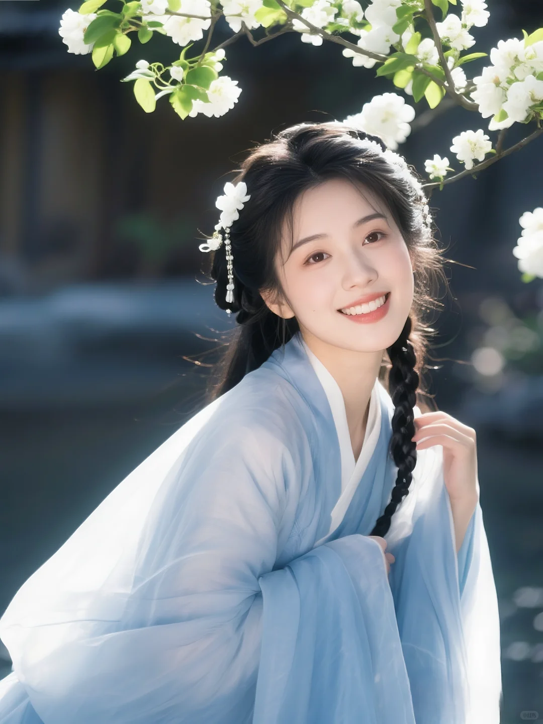 🌿【乌镇汉服甜妹写真｜春日灵动少女】✨