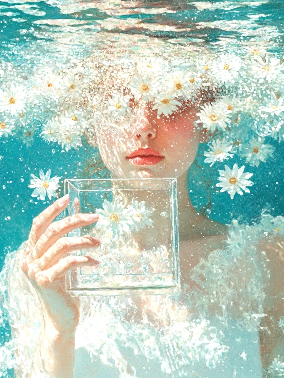 油画｜水中有诗