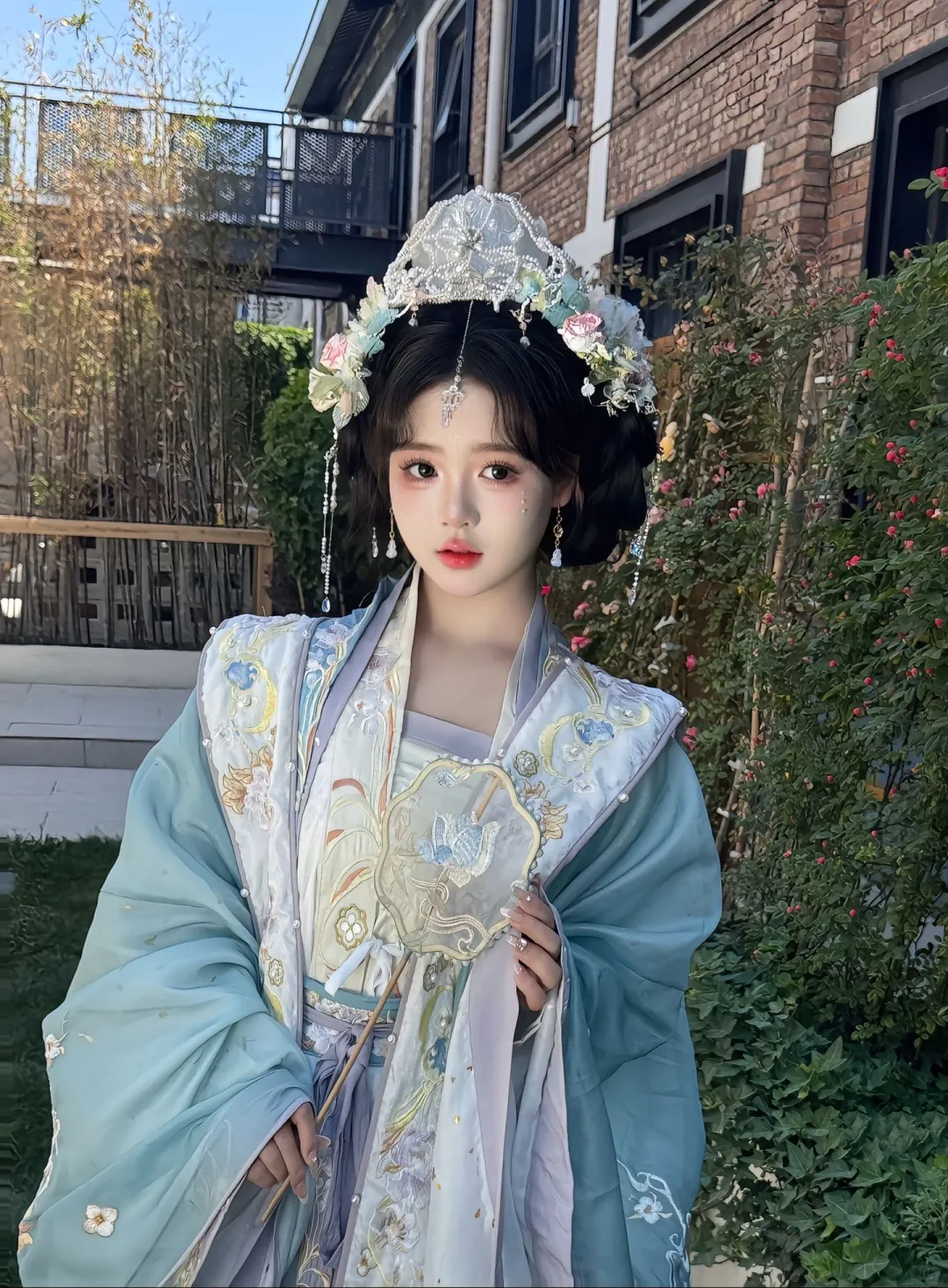 以花为冠，以珠为语（宋制珍珠妆）