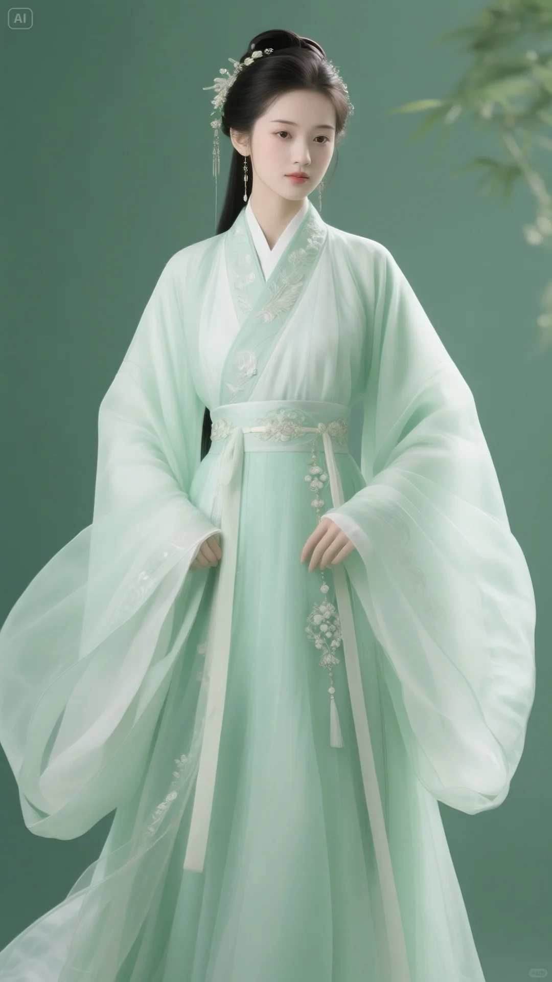 标题：浅绿控必看！超美的汉服素材来啦