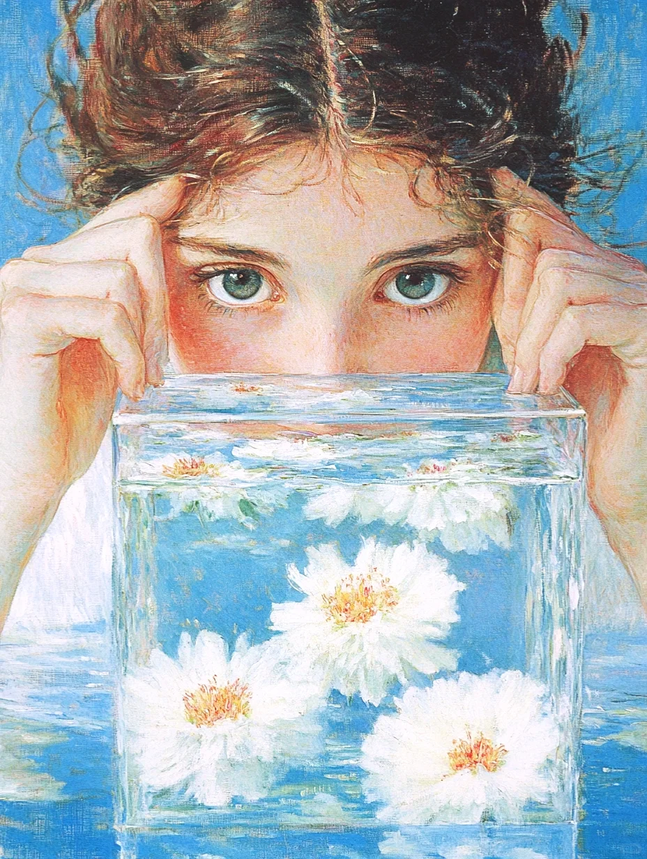 油画｜水中有诗