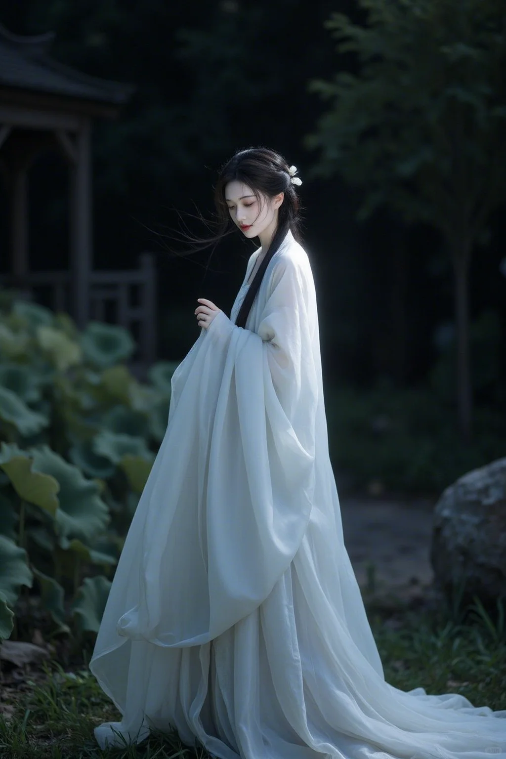 🌸白衣素影，古韵逸风入画来🌸