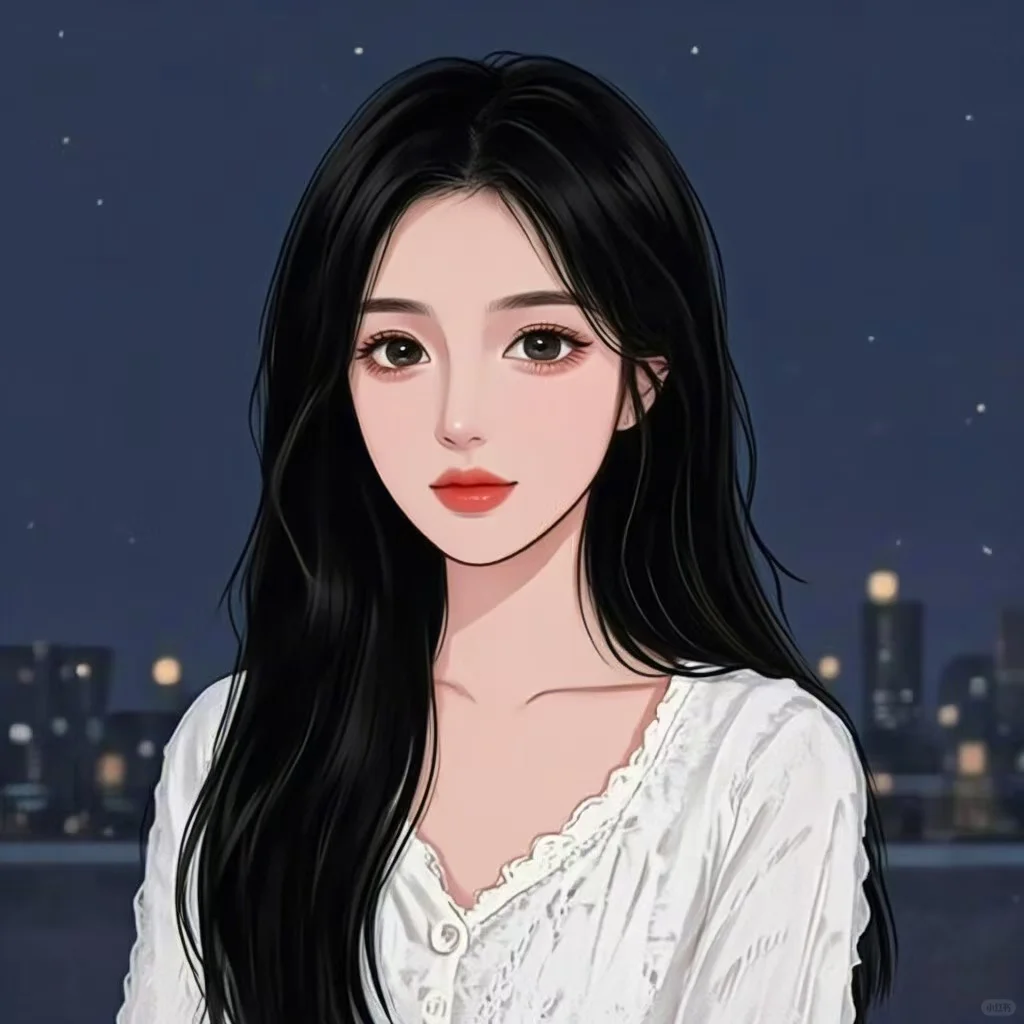 女生头像:与夜色互道晚安，独居女生的浪漫