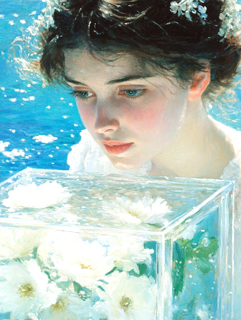 油画｜水中有诗